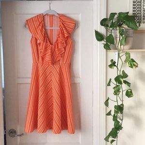 Vintage Orange Dress